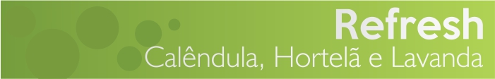 A linha de terapia capilar, Flores e Vegetais, traz em Refresh os cuidados da calêndula e a refrescância da hortelã para a harmonização do sistema capilar e o tratamento de cabelos frágeis.