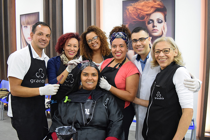 Encerramento do Papa Beauty 2017, Programa Avançado de Preparação e Aprendizado Profissional para o Mercado da Beleza, Grandha.