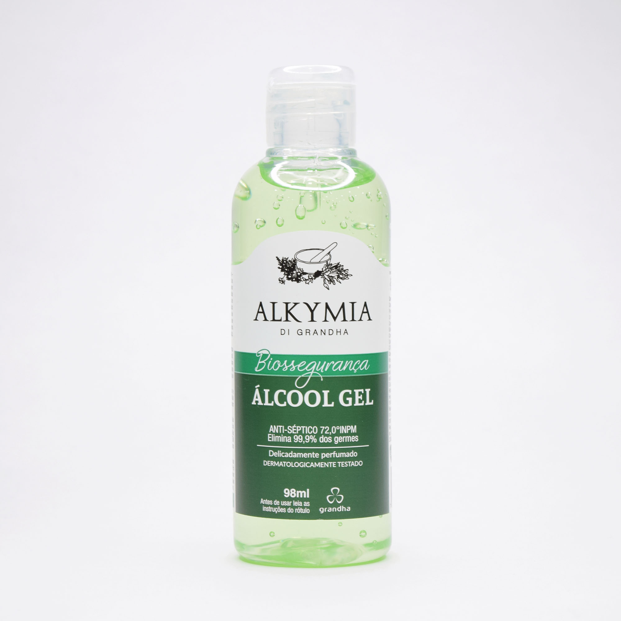 Álcool Gel Antisséptico 72º Alkymia di Grandha